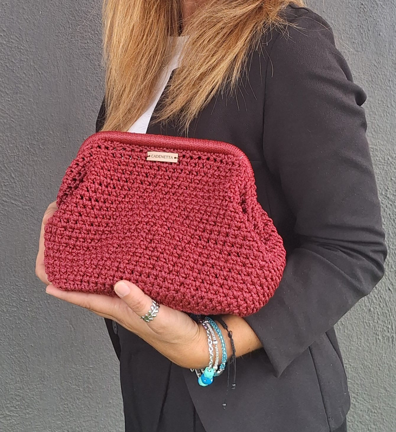 SISI CLUTCH BURDEOS