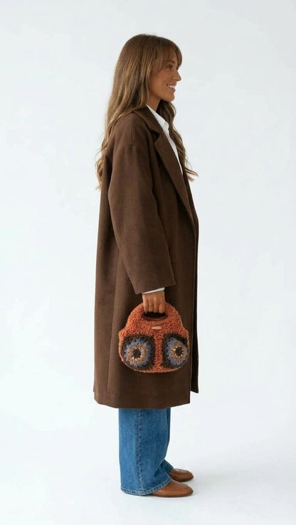 CLUTCH teddy terracota / pre -order